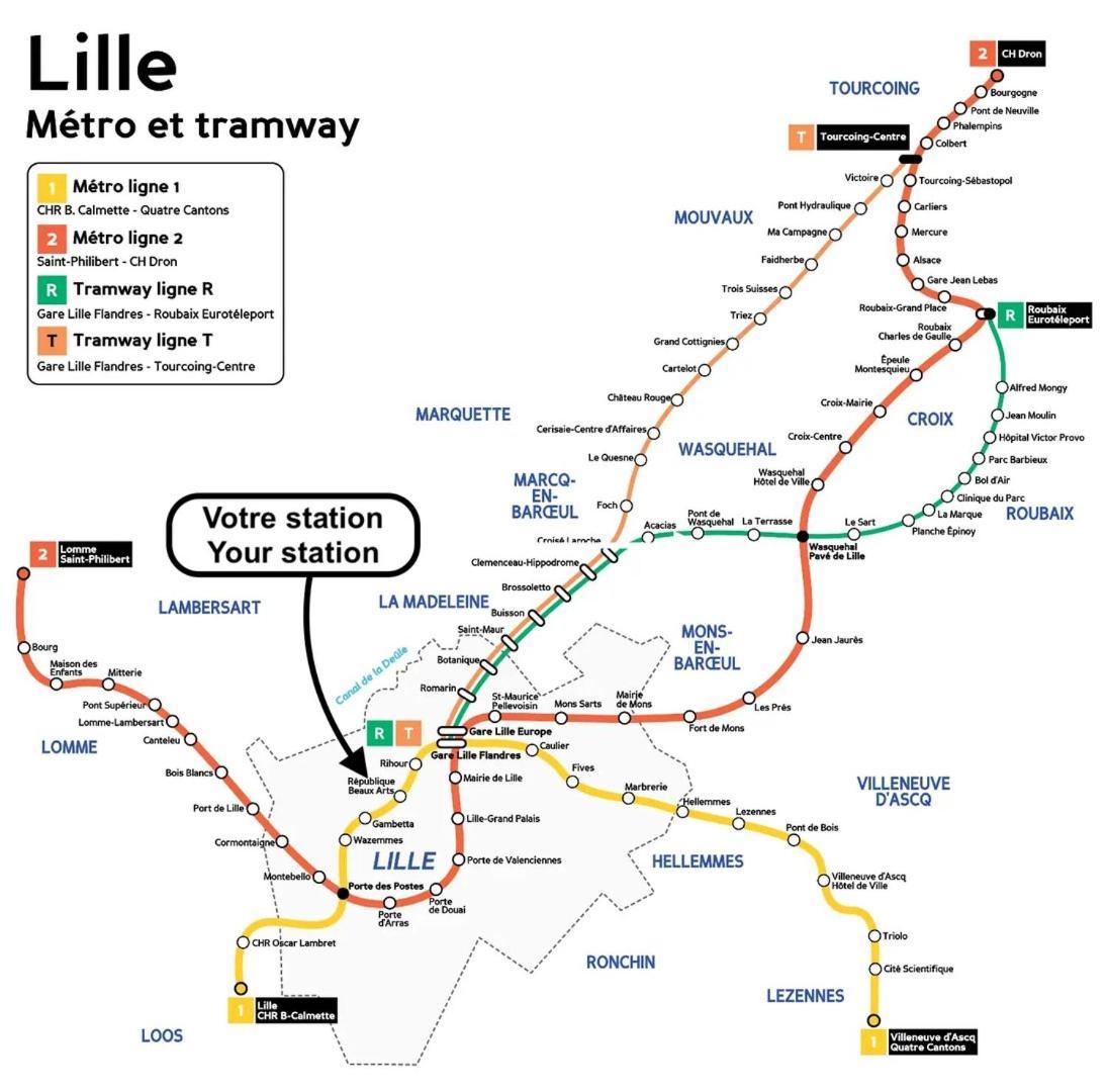 Fully-Equipped Apartment In City Center + Parking Lille Kültér fotó